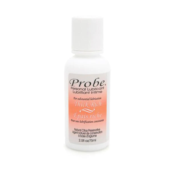Probe Thick Rich personal lubricant 2.5oz – Rechargeable, Discreet, Intimate Wellness Accessory – Quiet, Rechargeable, Waterproof, Couples & Solo Use, Discreet Intimate Wellness Accessory
