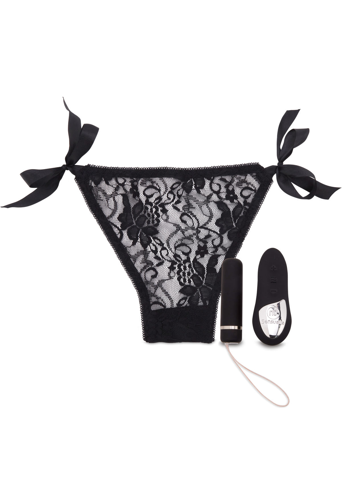 PLEASURE PANTY - BLACK – Rechargeable, Discreet, Intimate Wellness Accessory – Quiet, Rechargeable, Waterproof, Couples & Solo Use, Discreet Intimate Wellness Accessory