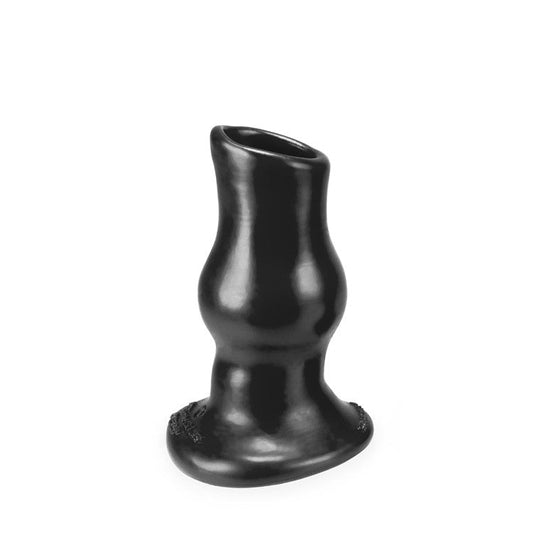 PIGHOLE DEEP-1, hollow plug - BLACK - SMALL – Rechargeable, Discreet, Intimate Wellness Accessory – Quiet, Rechargeable, Waterproof, Couples & Solo Use, Discreet Intimate Wellness Accessory