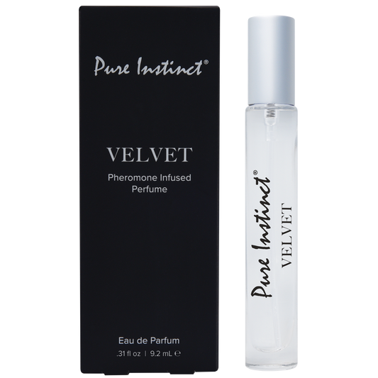 Velvet .31oz | 9.2mL - Pheromone Infused Perfume – Rechargeable, Discreet, Intimate Wellness Accessory – Quiet, Rechargeable, Waterproof, Couples & Solo Use, Discreet Intimate Wellness Accessory