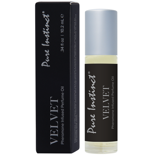 Velvet .34oz | 10mL - Pheromone Infused Perfume Oil Roll-On – Rechargeable, Discreet, Intimate Wellness Accessory – Quiet, Rechargeable, Waterproof, Couples & Solo Use, Discreet Intimate Wellness Accessory