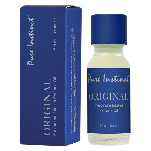 Original .5oz | 15mL - Pheromone Infused Perfume Oil – Rechargeable, Discreet, Intimate Wellness Accessory – Quiet, Rechargeable, Waterproof, Couples & Solo Use, Discreet Intimate Wellness Accessory