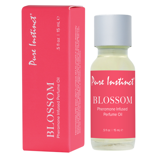 Blossom .5oz | 15mL - Pheromone Infused Perfume Oil – Rechargeable, Discreet, Intimate Wellness Accessory – Quiet, Rechargeable, Waterproof, Couples & Solo Use, Discreet Intimate Wellness Accessory