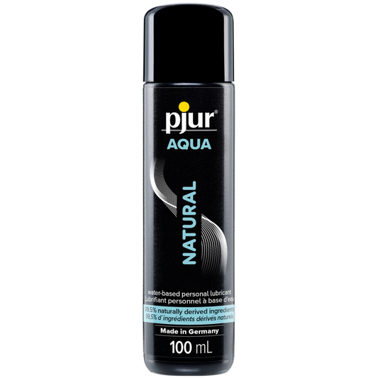 AQUA Natural-3.4oz/100ml – Rechargeable, Discreet, Intimate Wellness Accessory – Quiet, Rechargeable, Waterproof, Couples & Solo Use, Discreet Intimate Wellness Accessory