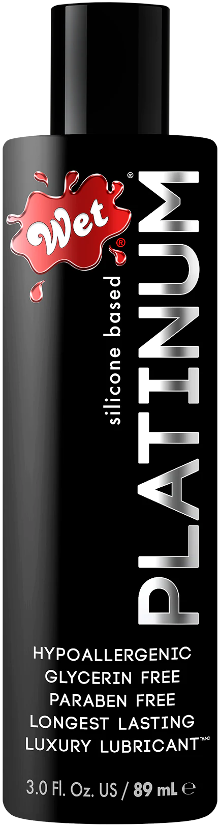 Platinum® Silicone Lubricant 3 Fl. oz./89mL – Rechargeable, Discreet, Intimate Wellness Accessory – Quiet, Rechargeable, Waterproof, Couples & Solo Use, Discreet Intimate Wellness Accessory
