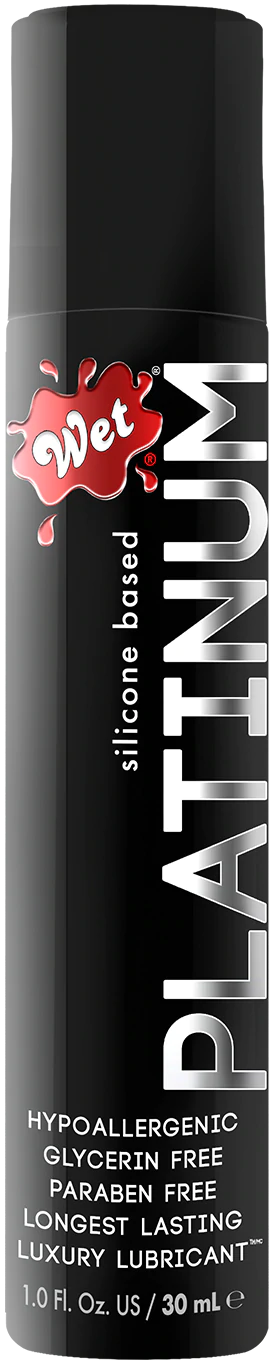 Platinum® Silicone Lubricant 1 Fl. oz./30mL – Rechargeable, Discreet, Intimate Wellness Accessory – Quiet, Rechargeable, Waterproof, Couples & Solo Use, Discreet Intimate Wellness Accessory