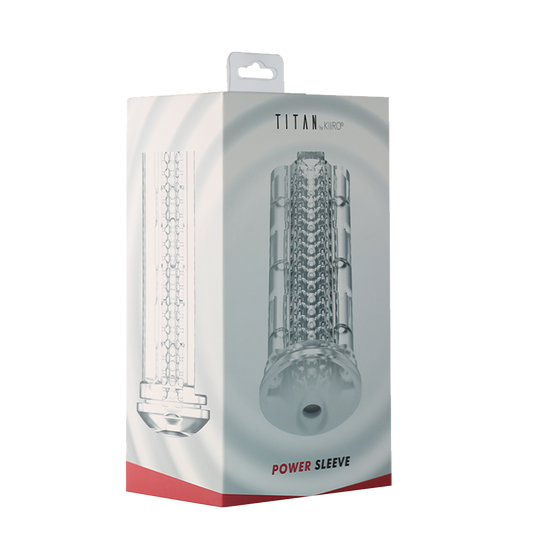 Power Sleeve for Titan – Rechargeable, Discreet, Intimate Wellness Accessory – Quiet, Rechargeable, Waterproof, Couples & Solo Use, Discreet Intimate Wellness Accessory