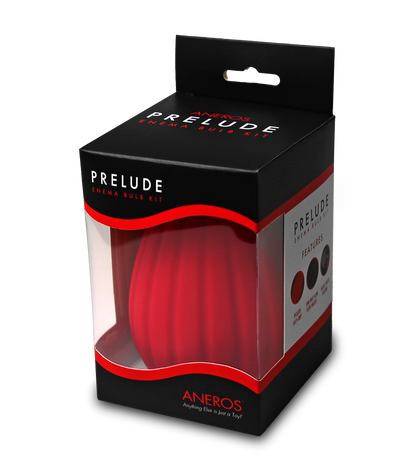 Prelude Enema Bulb Kit – Rechargeable, Discreet, Intimate Wellness Accessory – Quiet, Rechargeable, Waterproof, Couples & Solo Use, Discreet Intimate Wellness Accessory