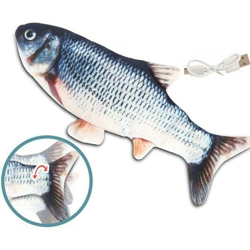 Electric Flipping Fish novelty item for Cats – Rechargeable, Discreet, Intimate Wellness Accessory – Quiet, Rechargeable, Waterproof, Couples & Solo Use, Discreet Intimate Wellness Accessory