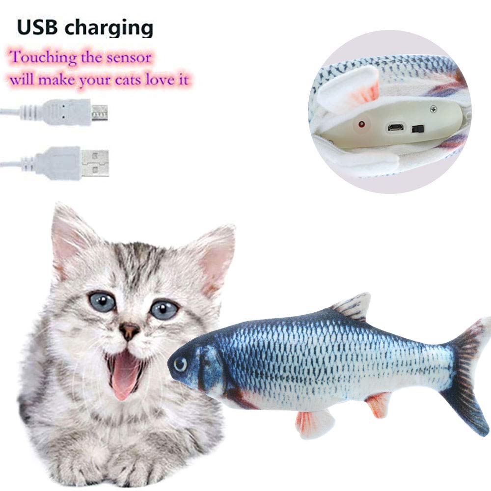 Electric Flipping Fish novelty item for Cats – Rechargeable, Discreet, Intimate Wellness Accessory – Quiet, Rechargeable, Waterproof, Couples & Solo Use, Discreet Intimate Wellness Accessory