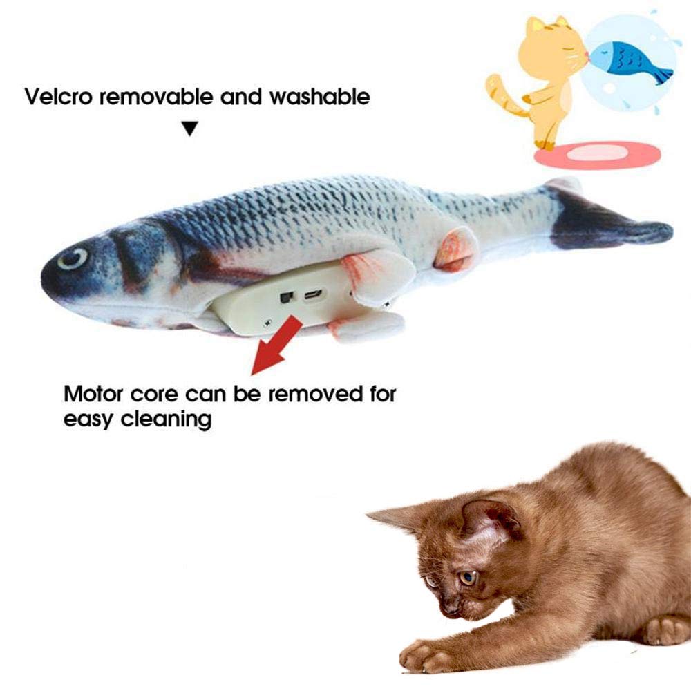 Electric Flipping Fish novelty item for Cats – Rechargeable, Discreet, Intimate Wellness Accessory – Quiet, Rechargeable, Waterproof, Couples & Solo Use, Discreet Intimate Wellness Accessory