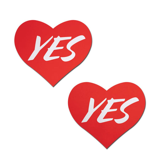 YES' Red Heart Pasties *
