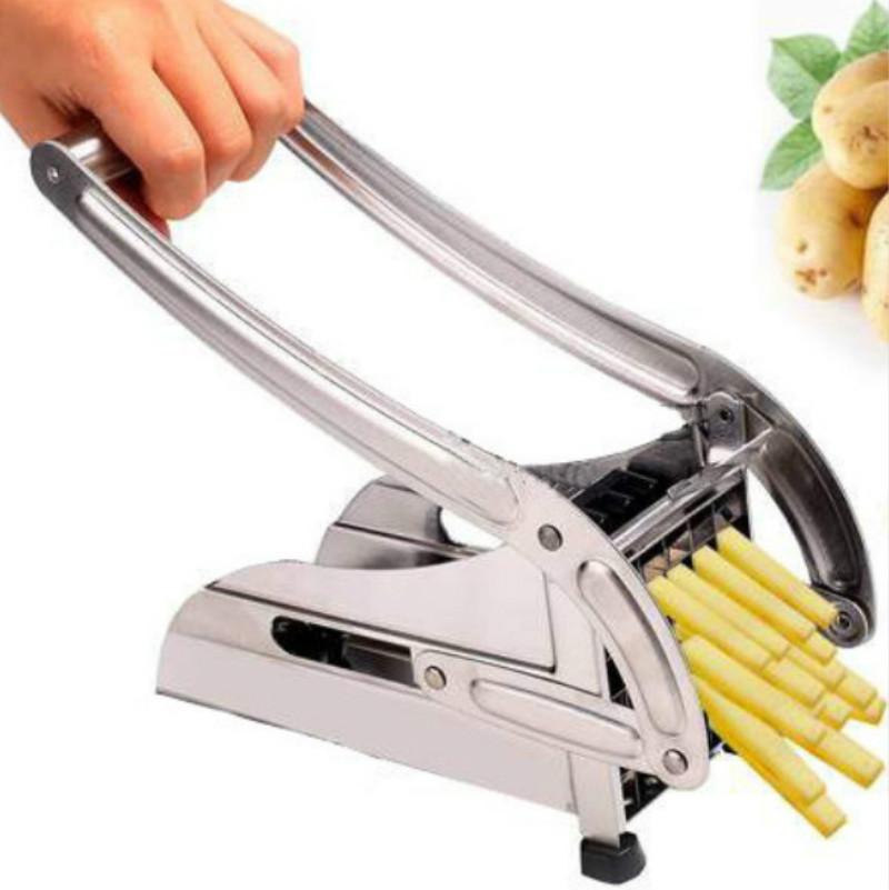 Kitchen Tools French Fries Potato Chips Strip Cutting Maker Stainless