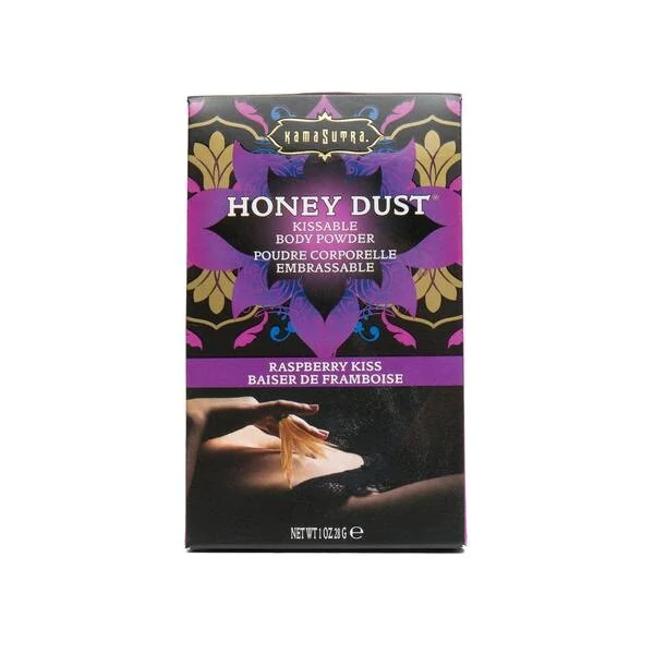 Honey Dust Body Powder Raspberry Kiss (1oz) – Rechargeable, Discreet, Intimate Wellness Accessory – Quiet, Rechargeable, Waterproof, Couples & Solo Use, Discreet Intimate Wellness Accessory