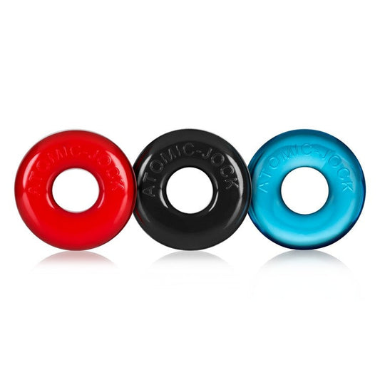 RINGER, 3-pack of DO-NUT-1 -  MULTI – Rechargeable, Discreet, Intimate Wellness Accessory – Quiet, Rechargeable, Waterproof, Couples & Solo Use, Discreet Intimate Wellness Accessory