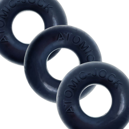 RINGER, cockring 3-pack - PLUS+SILICONE special edition -  NIGHT – Rechargeable, Discreet, Intimate Wellness Accessory – Quiet, Rechargeable, Waterproof, Couples & Solo Use, Discreet Intimate Wellness Accessory