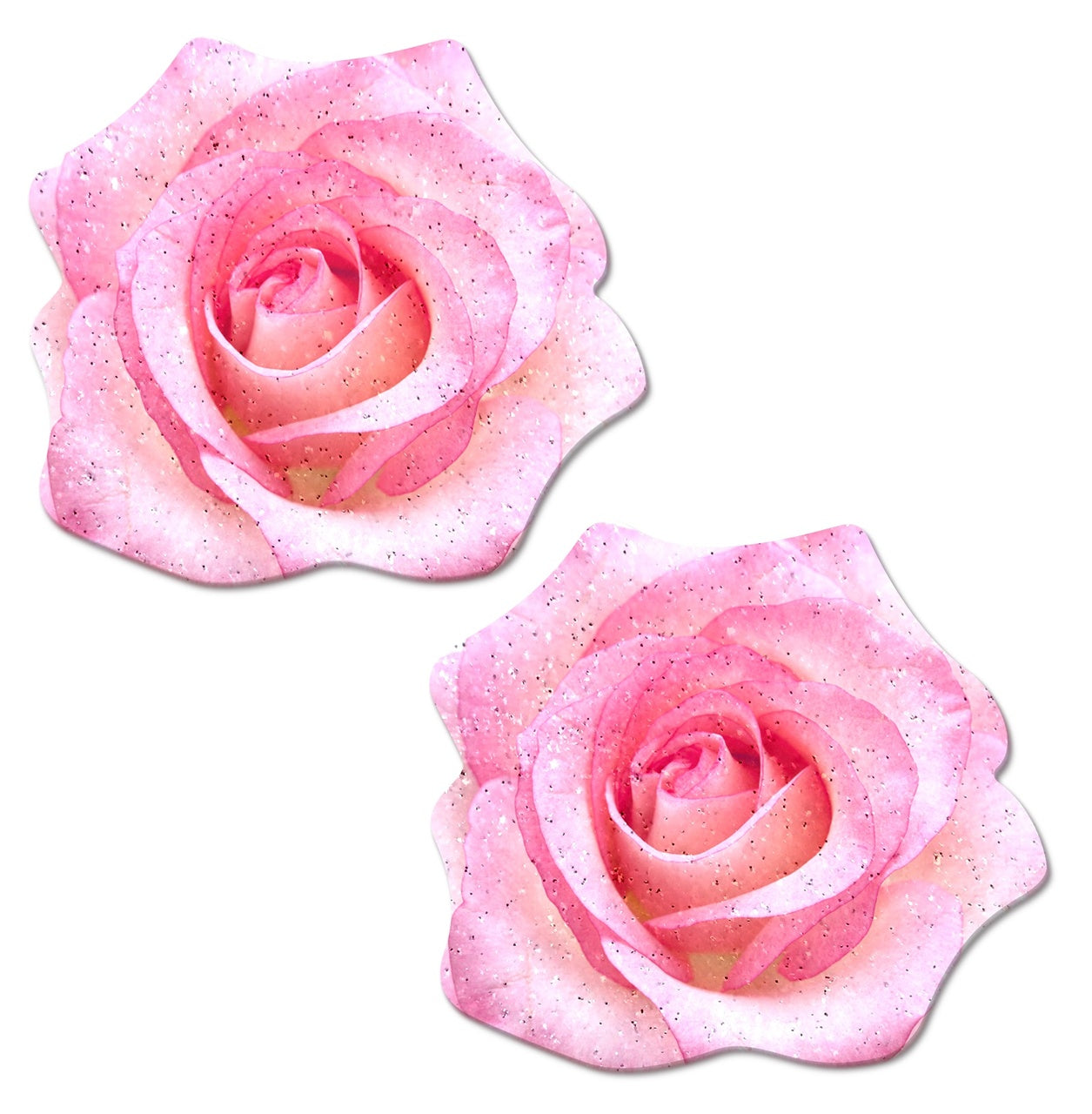 Glitter Velvet Blooming Rose - Pink – Rechargeable, Discreet, Intimate Wellness Accessory – Quiet, Rechargeable, Waterproof, Couples & Solo Use, Discreet Intimate Wellness Accessory