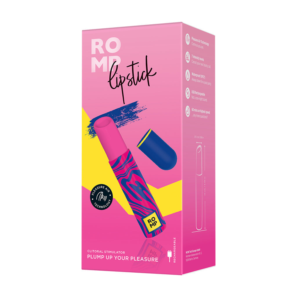 Lipstick – Rechargeable, Discreet, Intimate Wellness Accessory – Quiet, Rechargeable, Waterproof, Couples & Solo Use, Discreet Intimate Wellness Accessory