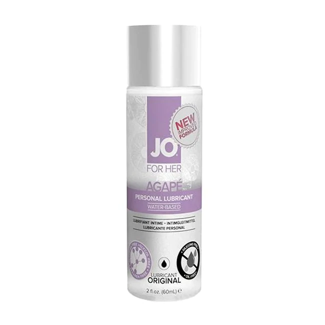 JO AGAPE Original Lubricant 2oz – Rechargeable, Discreet, Intimate Wellness Accessory – Quiet, Rechargeable, Waterproof, Couples & Solo Use, Discreet Intimate Wellness Accessory
