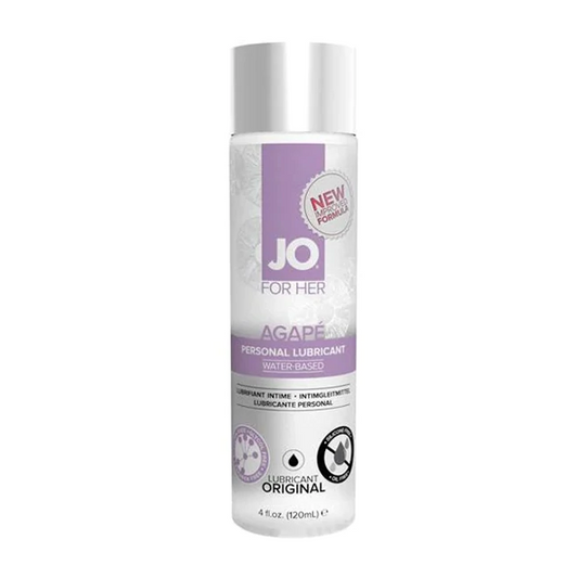 JO AGAPE Original Lubricant 4oz – Rechargeable, Discreet, Intimate Wellness Accessory – Quiet, Rechargeable, Waterproof, Couples & Solo Use, Discreet Intimate Wellness Accessory