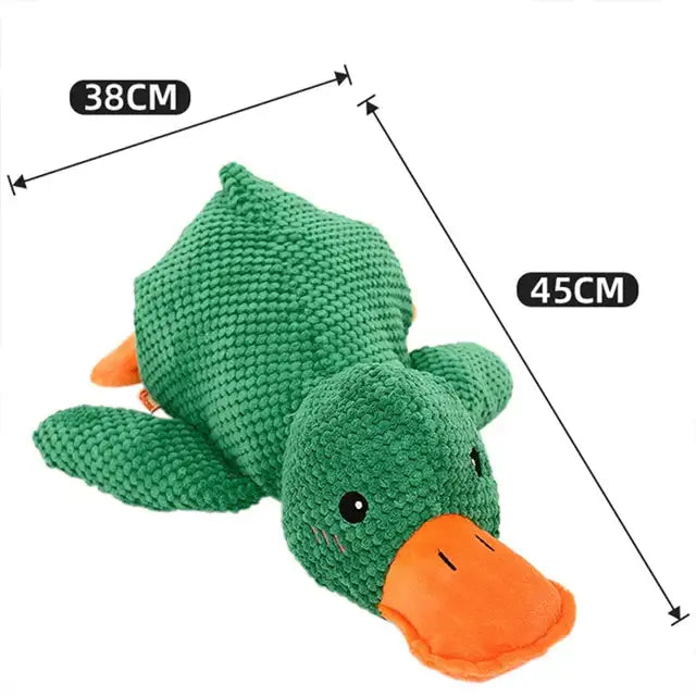 Durable Plush Chew Toy Duck
