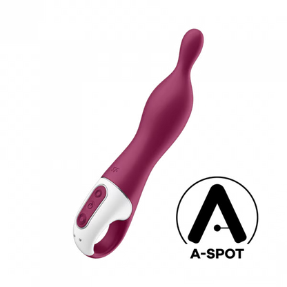A-Mazing 1 (Berry) Berry – Rechargeable, Discreet, Intimate Wellness Accessory – Quiet, Rechargeable, Waterproof, Couples & Solo Use, Discreet Intimate Wellness Accessory