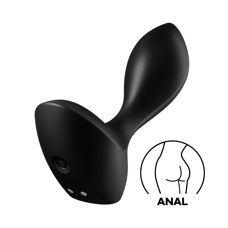 Backdoor Lover - Black – Rechargeable, Discreet, Intimate Wellness Accessory – Quiet, Rechargeable, Waterproof, Couples & Solo Use, Discreet Intimate Wellness Accessory