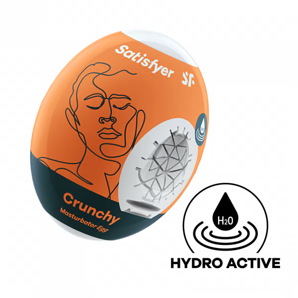 solo massager Egg Single (Crunchy) Orange – Rechargeable, Discreet, Intimate Wellness Accessory – Quiet, Rechargeable, Waterproof, Couples & Solo Use, Discreet Intimate Wellness Accessory