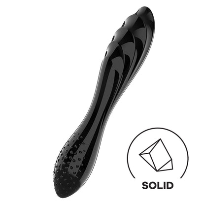 Dazzling Crystal - Black – Rechargeable, Discreet, Intimate Wellness Accessory – Quiet, Rechargeable, Waterproof, Couples & Solo Use, Discreet Intimate Wellness Accessory