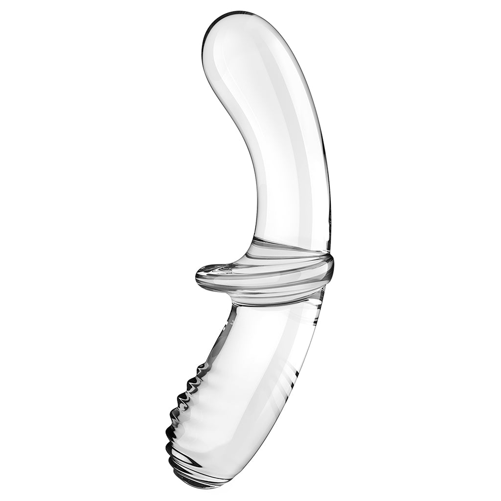 Double Crystal - Transparent – Rechargeable, Discreet, Intimate Wellness Accessory – Quiet, Rechargeable, Waterproof, Couples & Solo Use, Discreet Intimate Wellness Accessory