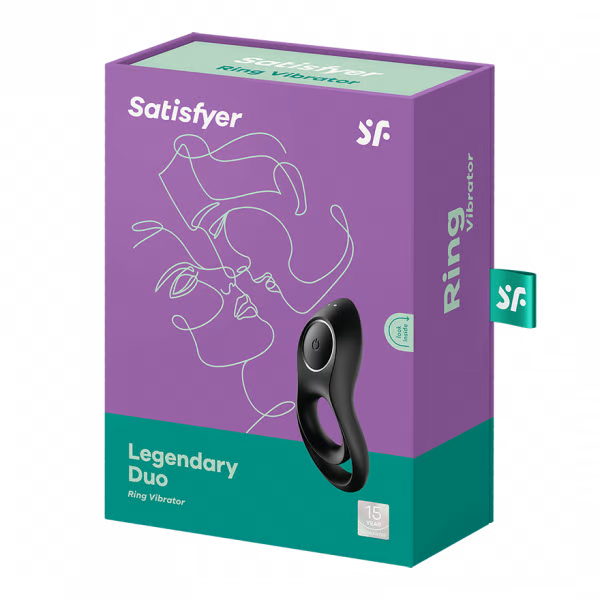Legendary Duo Black – Rechargeable, Discreet, Intimate Wellness Accessory – Quiet, Rechargeable, Waterproof, Couples & Solo Use, Discreet Intimate Wellness Accessory