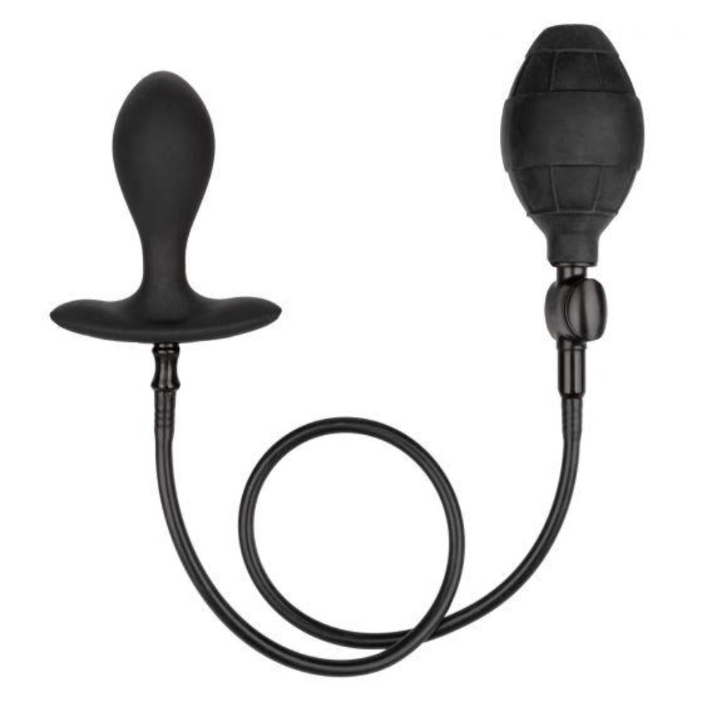 Weighted Silicone Inflatable Plug – Rechargeable, Discreet, Intimate Wellness Accessory – Quiet, Rechargeable, Waterproof, Couples & Solo Use, Discreet Intimate Wellness Accessory