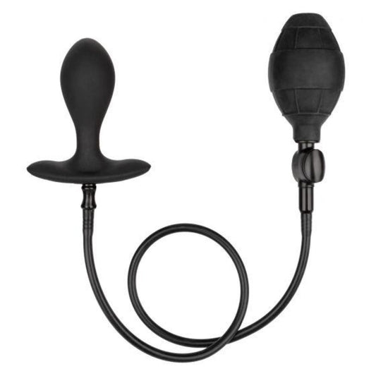 Weighted Silicone Inflatable Plug – Rechargeable, Discreet, Intimate Wellness Accessory – Quiet, Rechargeable, Waterproof, Couples & Solo Use, Discreet Intimate Wellness Accessory