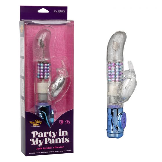 Naughty Bits Party in my Pants Rabbit – Rechargeable, Discreet, Intimate Wellness Accessory – Quiet, Rechargeable, Waterproof, Couples & Solo Use, Discreet Intimate Wellness Accessory