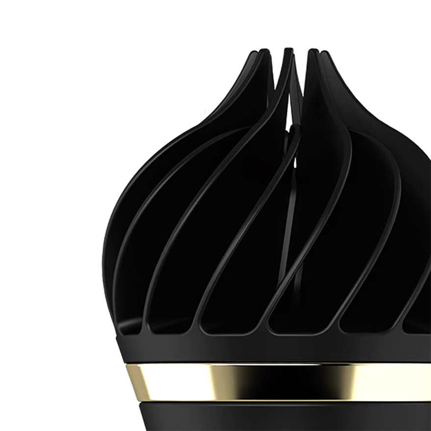 Sweet Treat - Black/Gold – Rechargeable, Discreet, Intimate Wellness Accessory – Quiet, Rechargeable, Waterproof, Couples & Solo Use, Discreet Intimate Wellness Accessory