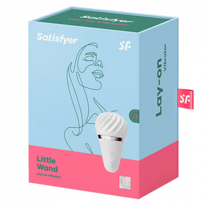 Little Wand - White, Brass – Rechargeable, Discreet, Intimate Wellness Accessory – Quiet, Rechargeable, Waterproof, Couples & Solo Use, Discreet Intimate Wellness Accessory
