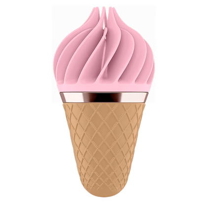 Sweet Treat - Pink/Brown – Rechargeable, Discreet, Intimate Wellness Accessory – Quiet, Rechargeable, Waterproof, Couples & Solo Use, Discreet Intimate Wellness Accessory