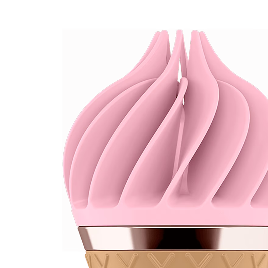Sweet Treat - Pink/Brown – Rechargeable, Discreet, Intimate Wellness Accessory – Quiet, Rechargeable, Waterproof, Couples & Solo Use, Discreet Intimate Wellness Accessory