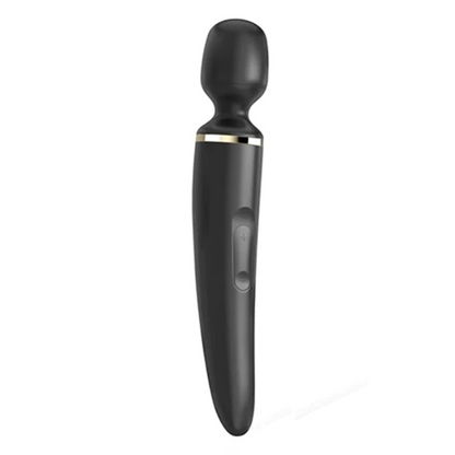 Wand-er Women - Black/Gold – Rechargeable, Discreet, Intimate Wellness Accessory – Quiet, Rechargeable, Waterproof, Couples & Solo Use, Discreet Intimate Wellness Accessory