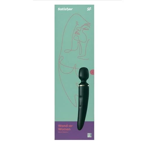 Wand-er Women - Black/Gold – Rechargeable, Discreet, Intimate Wellness Accessory – Quiet, Rechargeable, Waterproof, Couples & Solo Use, Discreet Intimate Wellness Accessory