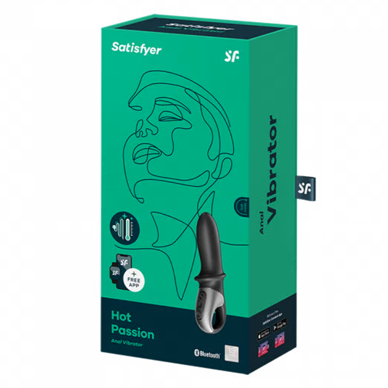 Hot Passion Black – Rechargeable, Discreet, Intimate Wellness Accessory – Quiet, Rechargeable, Waterproof, Couples & Solo Use, Discreet Intimate Wellness Accessory