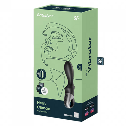 Heat Climax Black – Rechargeable, Discreet, Intimate Wellness Accessory – Quiet, Rechargeable, Waterproof, Couples & Solo Use, Discreet Intimate Wellness Accessory