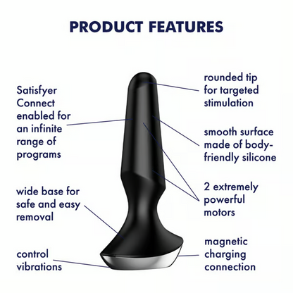 Plug-ilicious 2 – Rechargeable, Discreet, Intimate Wellness Accessory – Quiet, Rechargeable, Waterproof, Couples & Solo Use, Discreet Intimate Wellness Accessory