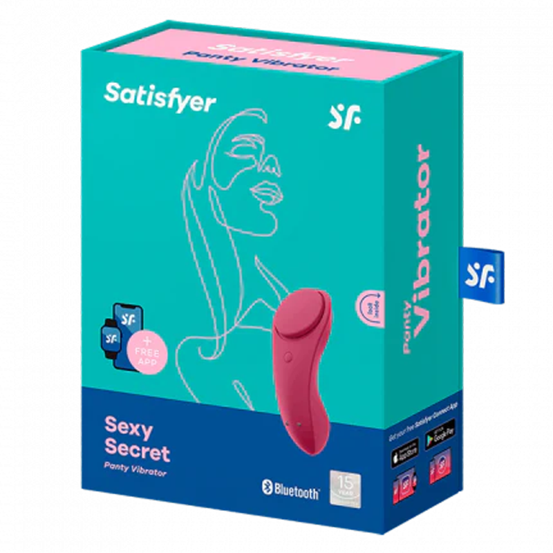 Sexy Secret - Wine Red – Rechargeable, Discreet, Intimate Wellness Accessory – Quiet, Rechargeable, Waterproof, Couples & Solo Use, Discreet Intimate Wellness Accessory