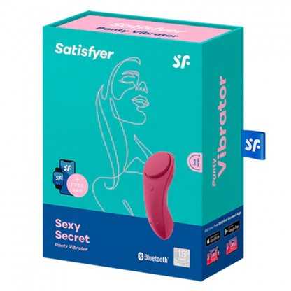 Sexy Secret - Wine Red – Rechargeable, Discreet, Intimate Wellness Accessory – Quiet, Rechargeable, Waterproof, Couples & Solo Use, Discreet Intimate Wellness Accessory