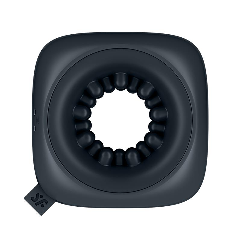 Ring Stroker - Black – Rechargeable, Discreet, Intimate Wellness Accessory – Quiet, Rechargeable, Waterproof, Couples & Solo Use, Discreet Intimate Wellness Accessory