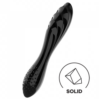 Dazzling Crystal - Black – Rechargeable, Discreet, Intimate Wellness Accessory – Quiet, Rechargeable, Waterproof, Couples & Solo Use, Discreet Intimate Wellness Accessory