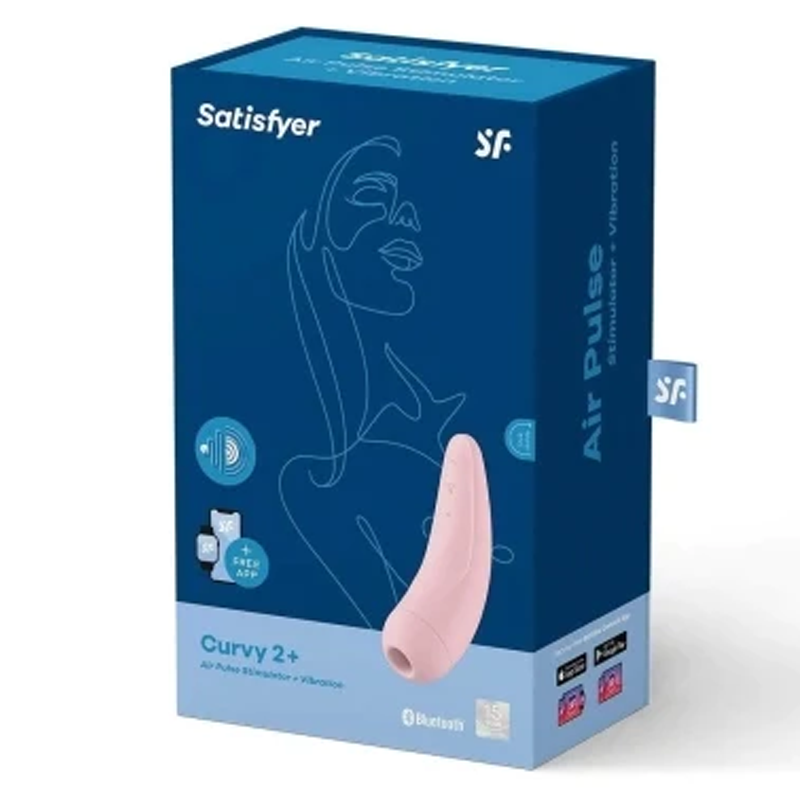Curvy 2+ Pink – Rechargeable, Discreet, Intimate Wellness Accessory – Quiet, Rechargeable, Waterproof, Couples & Solo Use, Discreet Intimate Wellness Accessory