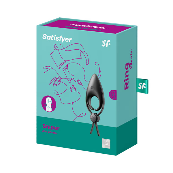Sniper - Black – Rechargeable, Discreet, Intimate Wellness Accessory – Quiet, Rechargeable, Waterproof, Couples & Solo Use, Discreet Intimate Wellness Accessory