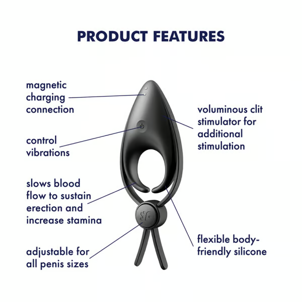 Sniper - Black – Rechargeable, Discreet, Intimate Wellness Accessory – Quiet, Rechargeable, Waterproof, Couples & Solo Use, Discreet Intimate Wellness Accessory
